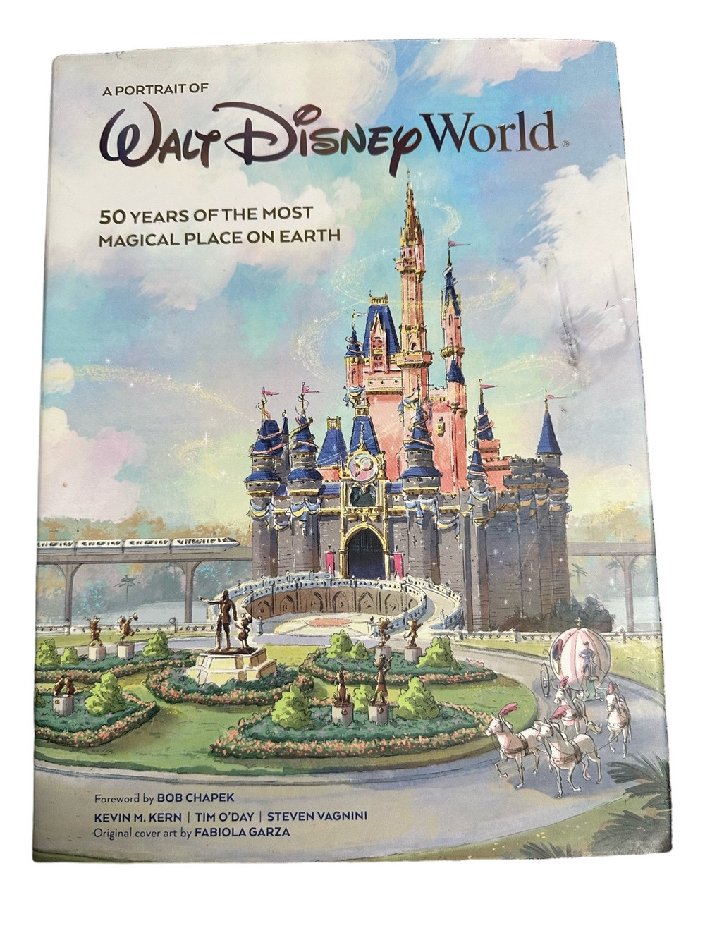 Disney Parks 50th Anniversary Castle Wall Art Coffee Table Book